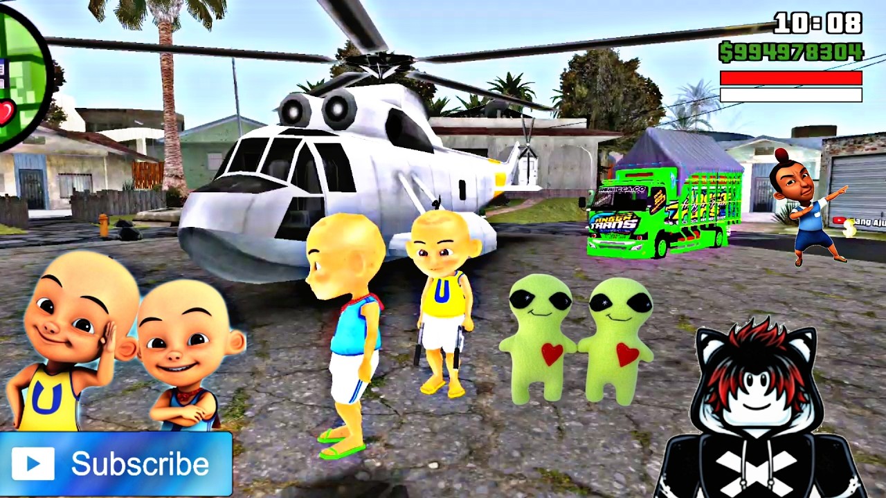 Upin dan Ipin Ngabuburit Naik Helikopter ‼️ CS UPIN