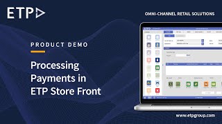 ETP V5 Omnichannel POS | How to Process Payments in ETP Store Front screenshot 4