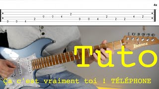 [ Tuto ] Ça c'est vraiment toi - Telephone Electric Guitar Cover Resimi