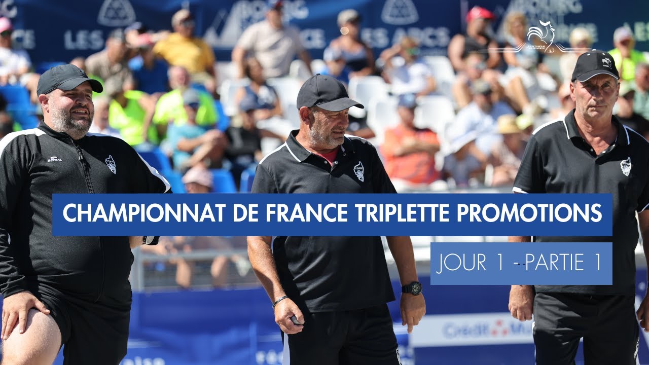 Miniature : CHAMPIONNAT DE FRANCE TRIPLETTE PROMOTIONS - JOUR 2 PARTIE 1