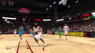 NBA 2K14 - James Harden 360 DUNK.