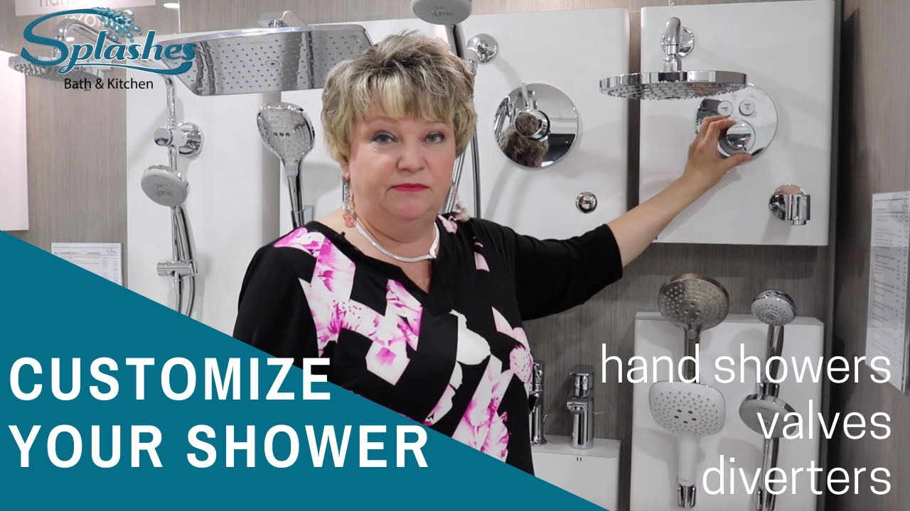 How To Customize Your Shower Hand Showers, Valves, Diverters YouTube