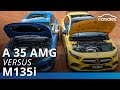 2020 Mercedes-AMG A35 v BMW M135i Comparison Test @carsales.com.au