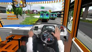 Bus Driver's Violent Highway eurotruck simulator 2 steering wheel gameplay|bus game screenshot 4