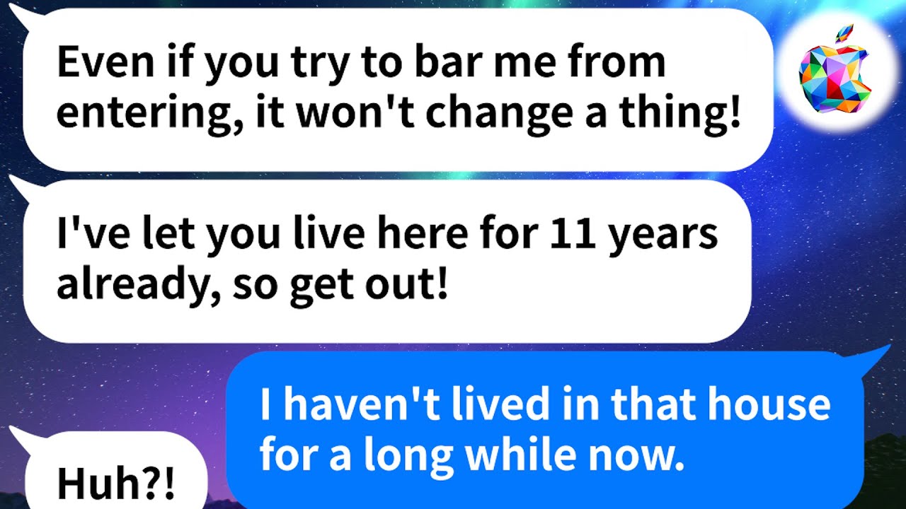 【Apple】11 years after he abandoned us, he came back to take back the house. He finds it abandoned!