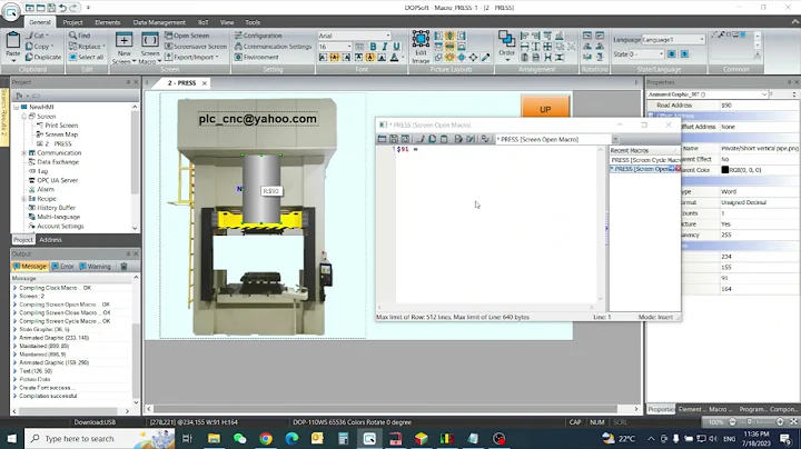 Delta HMI Macro animation #Macro #Delta