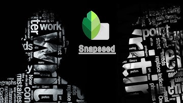 Text Portrait photo editing | How to create a text portrait from a photo on Snapseed