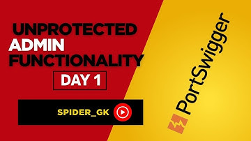 Portswigger | Access Control | Unprotected Admin Functionality | Lab-1 |  Of Access Control