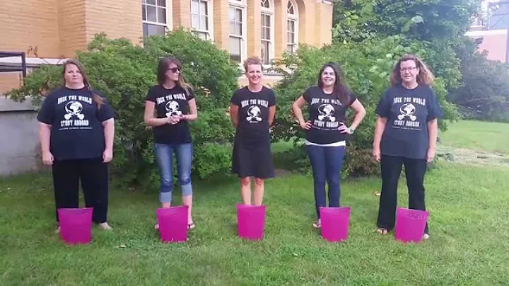 NIU Study Abroad ALS Ice Bucket Challenge