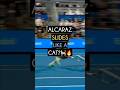 Alcaraz slides like a cat? 🐈🔥 #tennis #alcaraz