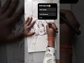 Drawing Itachi with Black pen