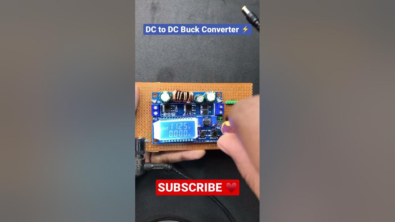 DC to DC Buck Converter with Display | DC to DC Step Down Converter for ...