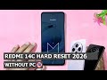 How to Redmi Note 14c Factory Reset and Hard Reset | How to Forgot Lock Screen Password