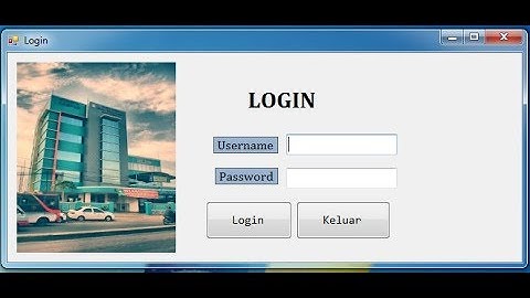 Create Login Window in C# step by step