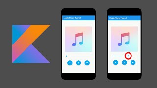 How to create a Media Player with a Seek Bar in Android Studio (Kotlin 2020) screenshot 4