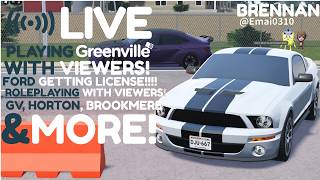 LIVE | Playing Greenville With Viewers! FORD LISCENSED SOON! + 1.6K Subs?!