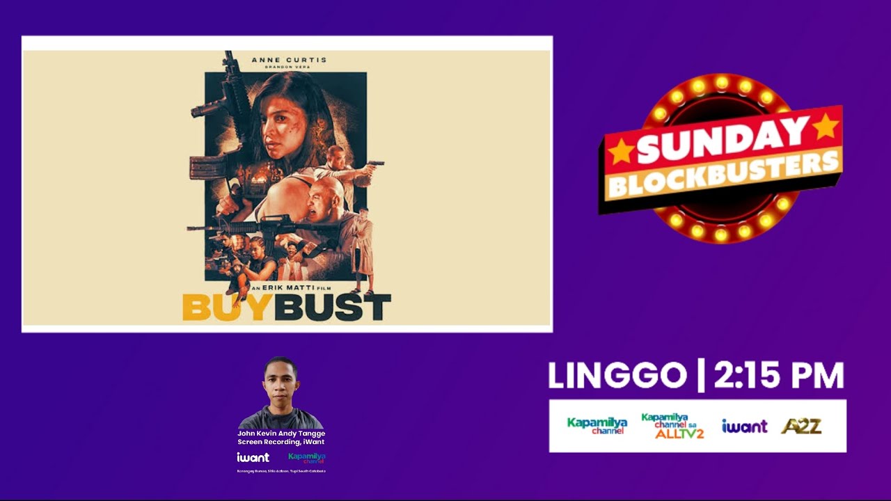 Kapamilya Channel 24/7 HD | Sunday Blockbusters: BuyBust (Anne Curtis) February 1, 2026 Teaser