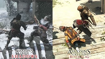 Unarmed Combat in AC: Shadows VS AC IV: Black Flag