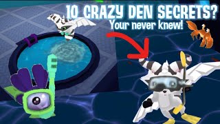 10 CRAZY DEN SECRETS You May Not Have Known!! | Bandits Animal Jam