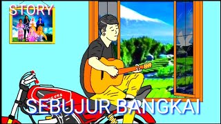 Story wa animasi || main gitar || Sebujur bangkai