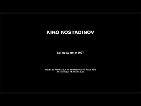 Kiko Kostadinov SS27 runway show video