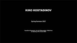 KIKO KOSTADINOV - SPRING SUMMER 2027 MENSWEAR SHOW