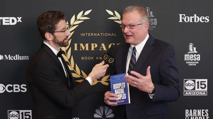 Author Jim Halstead interviewed on the Red Carpet at the International Impact Book Awards Gala.