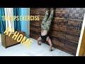 Triceps exercises at home  no weight  no equipment exercise 