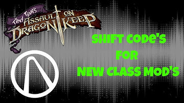 Borderlands 2 - Shift Codes for New Class Mods!!!