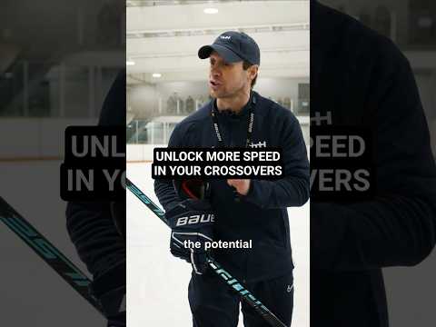 UNLOCK MORE SPEED IN YOUR CROSSOVERS #hockeycoaching #hockeytraining