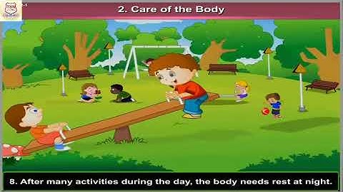 EVS Class 5th ch 2 our body care animation video