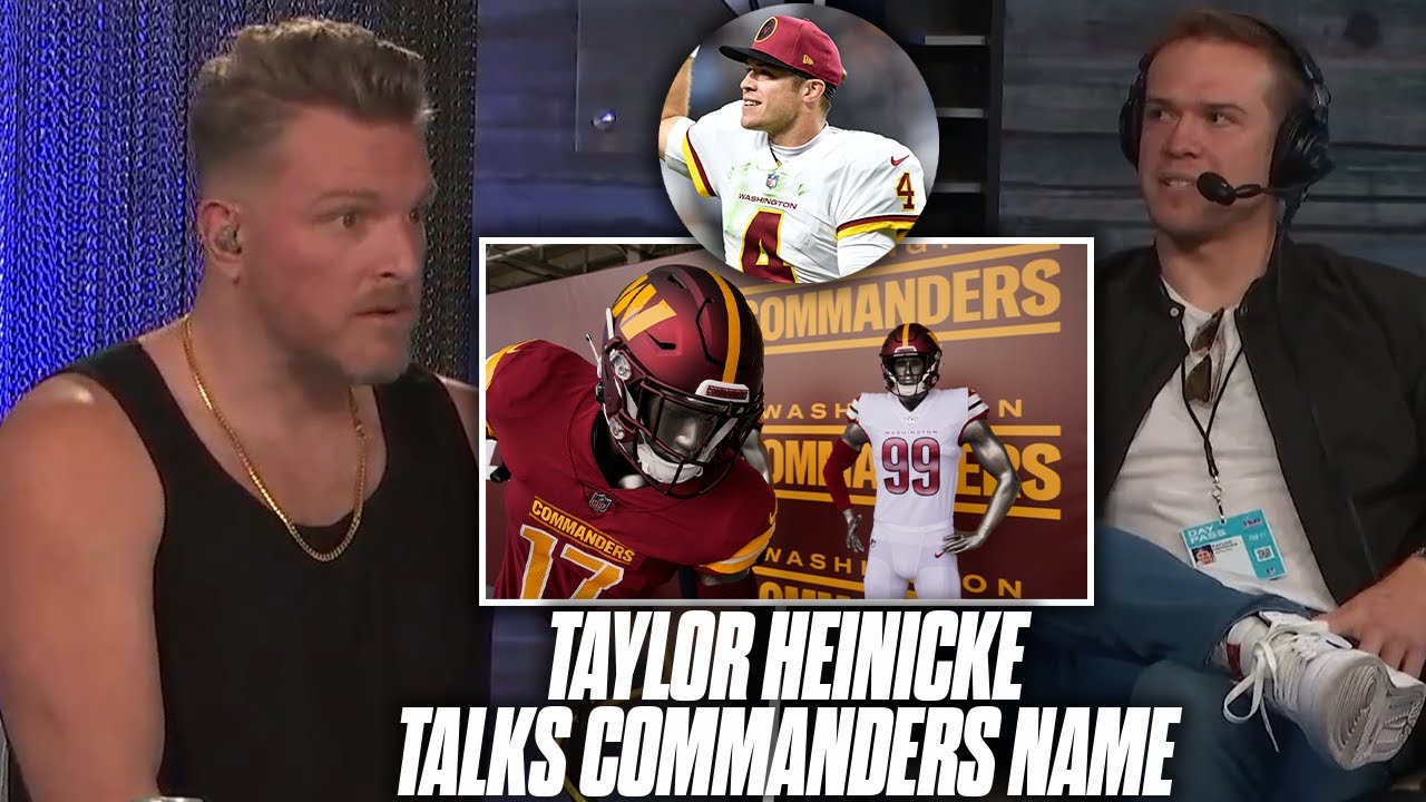Taylor Heinicke Tells Pat McAfee How Washington Is Handling New Name, All Their Distractions