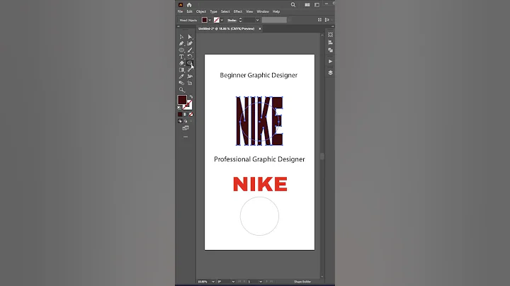 Beginner vs Professional Graphic Designer | Adobe Illustrator cc Tutorial