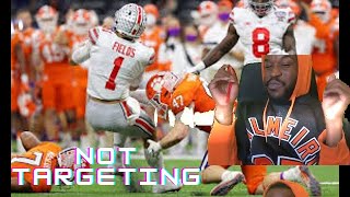 JUSTIN FIELDS HIT TARGETING? Sugar Bowl Highlights Ohio State vs. Clemson | College Football Playoff