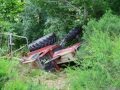 Accident   tracteur MF 592