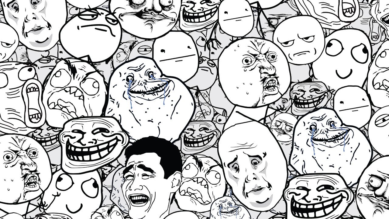 Мемные рисунки легкие