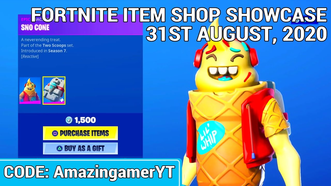 *RARE* LIL WHIP IS BACK | FORTNITE ITEM SHOP SHOWCASE (31/08/2020)