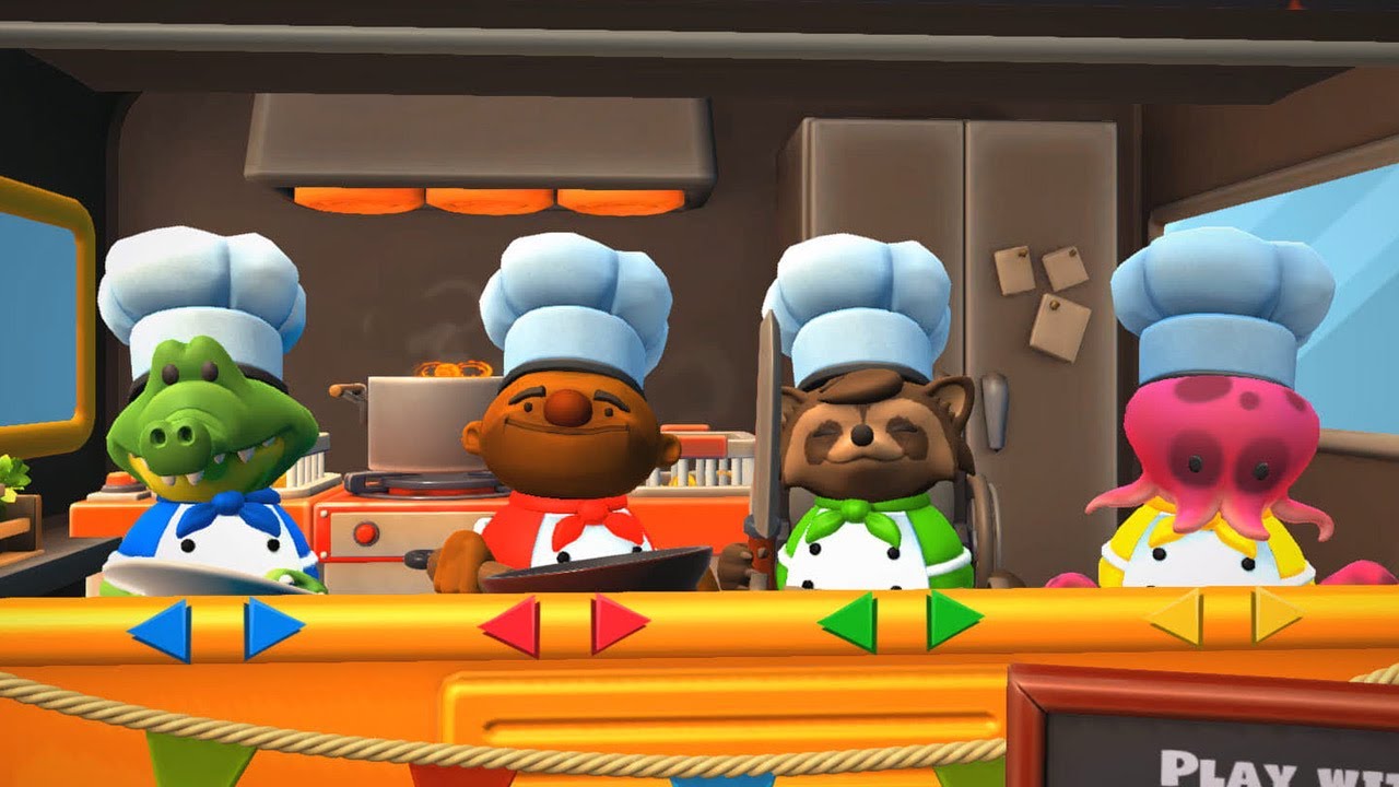 Overcooked 2 - 4 Player Co-op Gameplay - YouTube