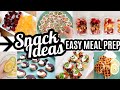 PACKED LUNCH SNACK IDEAS EASY MEAL PREP | FREEZER MEAL PREP | COOK WITH ME