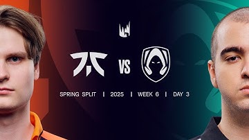 FNC v TH | 2025 LEC Spring | Week 6 Day 3 | Fnatic vs. Team Heretics Game 2