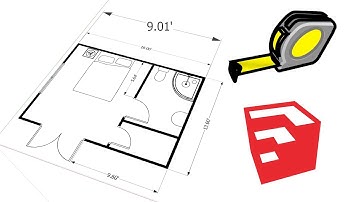 Scale objects in sketchup with tape measure tool