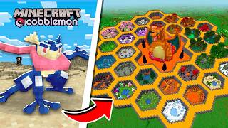 ATRAPÉ TODOS los POKÉMON INICIALES en Minecraft! (Cobblemon)