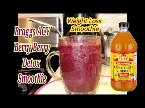lose-weight-fast-||-braggs-apple-cider-very-berry-detox-smoothie-|-for-weight-loss|-meal-replacement