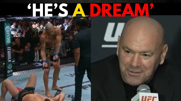 Dana White reacts to Alex Pereira KO'ing Magomed Ankalaev at UFC 320