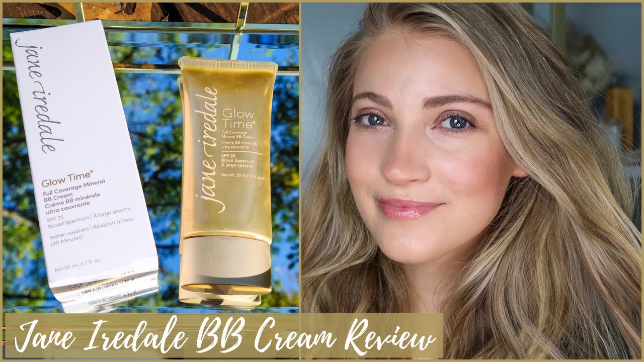 Jane Iredale Glow Time Full Coverage BB Cream | Review, Demo + Wear Test  (ACNE-PRONE SKIN) - YouTube