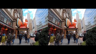 3D New York: 34th Street - SBS version - Binaural Audio