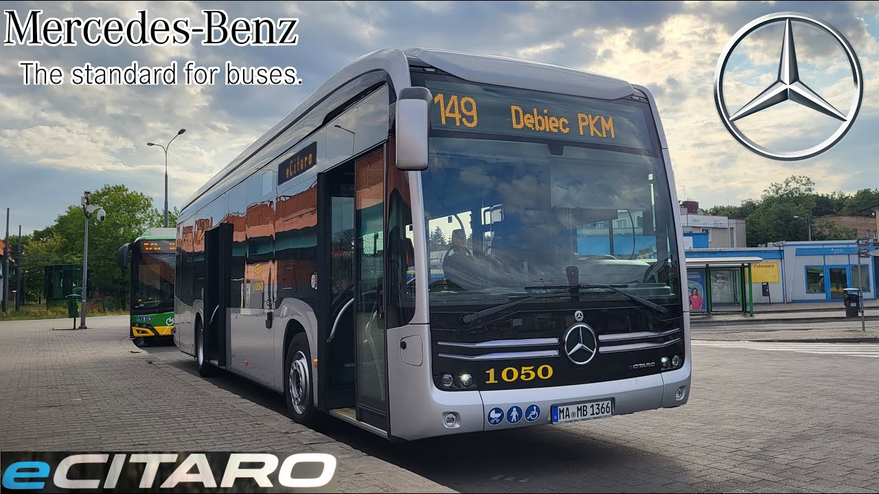 eCitaro. Gotowy na miasto przyszłości? | Testy Mercedesa w MPK Poznań #1050  | Rivlo