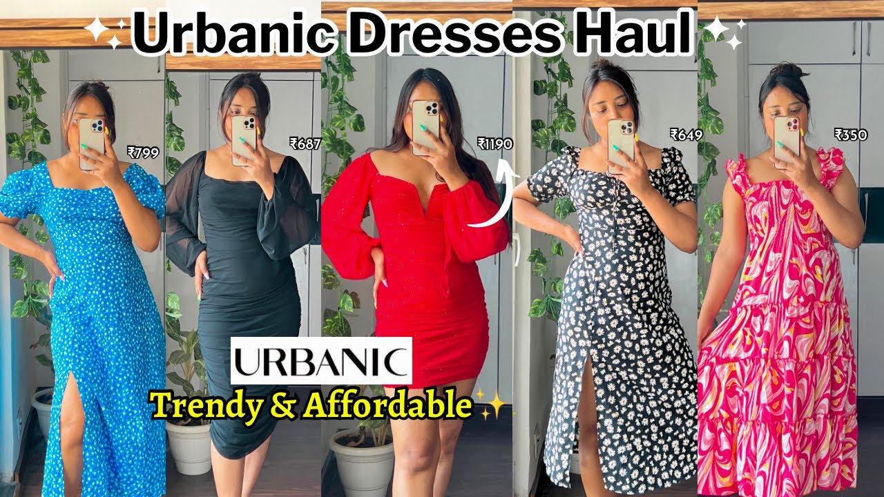 URBANIC DRESS HAUL!💕 Birthday Dresses, Maxi Dresses, Vacation Dresses