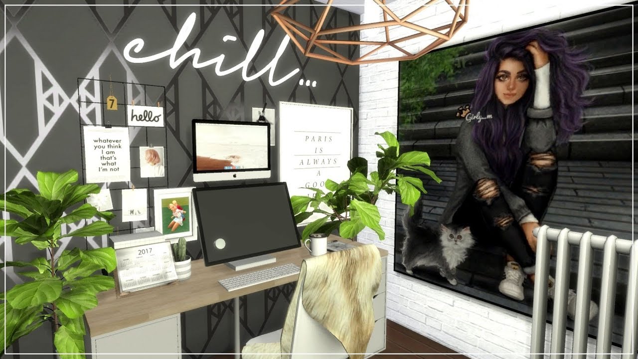 The Sims 4 Apartment Build Tumblr Aesthetic Loft Apartment