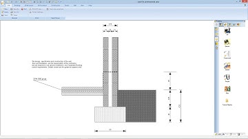 cadvilla® Support - Create a wall foundation detail with 2D drawing tools